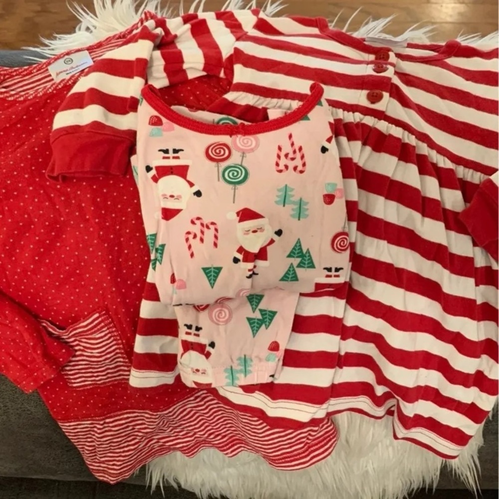 Girls Christmas Set-3t ish Hanna Andersson/carters